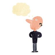 cartoon balding man with thought bubble N2