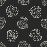plant doodle seamless pattern background N140