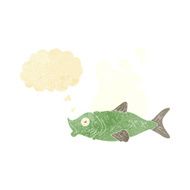 cartoon smelly fish with thought bubble N2
