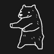 polar bear doodle N9