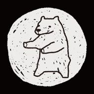 polar bear doodle N10