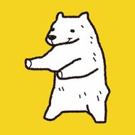 polar bear doodle N12