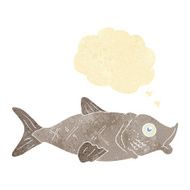 cartoon fish with thought bubble N3