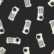 projector doodle seamless pattern background N2