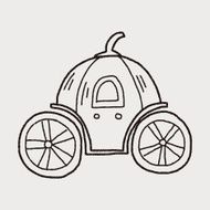 Pumpkin carriage doodle N3