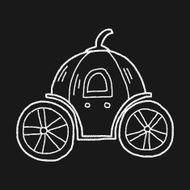 Pumpkin carriage doodle N4