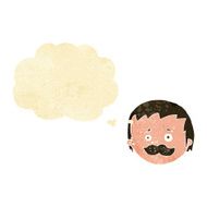 cartoon man with mustache thought bubble N4