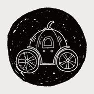 Pumpkin carriage doodle N6
