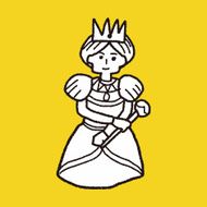 queen doodle N16
