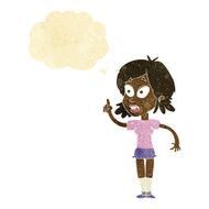 cartoon woman asking question with thought bubble