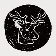 reindeer doodle N10