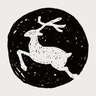reindeer doodle N11