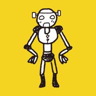 robot doodle N284
