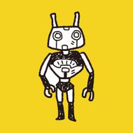 robot doodle N286