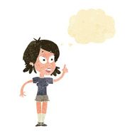 cartoon woman asking question with thought bubble N2