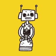 robot doodle N288