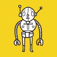 robot doodle N291