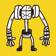 robot doodle N304