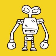 robot doodle N306
