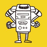 robot doodle N309