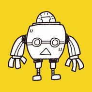 robot doodle N322