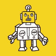 robot doodle N324