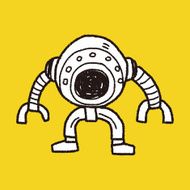 robot doodle N335