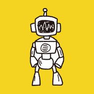 robot doodle N339