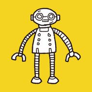 robot doodle N341