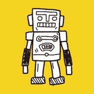 robot doodle N344