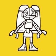 robot doodle N346