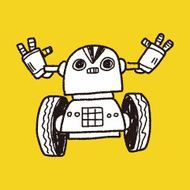 robot doodle N348