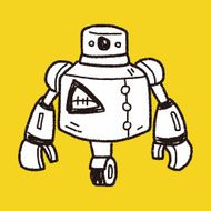 robot doodle N353