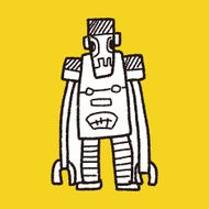 robot doodle N354