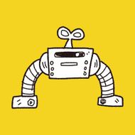 robot doodle N355