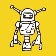 robot doodle N356
