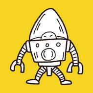 robot doodle N359