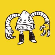robot doodle N361