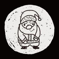 santa claus doodle N12