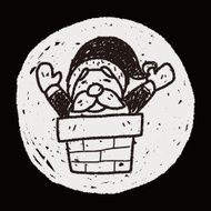 santa claus doodle N13