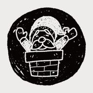 santa claus doodle N15