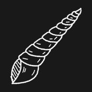 Shell doodle N25
