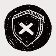 shield doodle N12