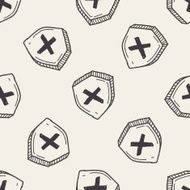 shield doodle N14