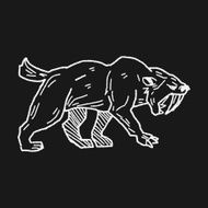 Smilodon doodle N4