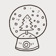 snow ball doodle N3