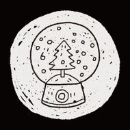 snow ball doodle N5