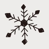 snowflakes doodle N5