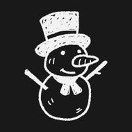 snowman doodle N11