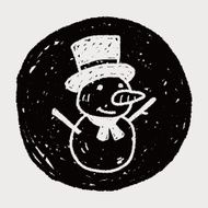snowman doodle N13